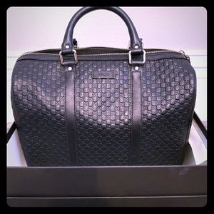 Gucci Guccissima Boston Purse
